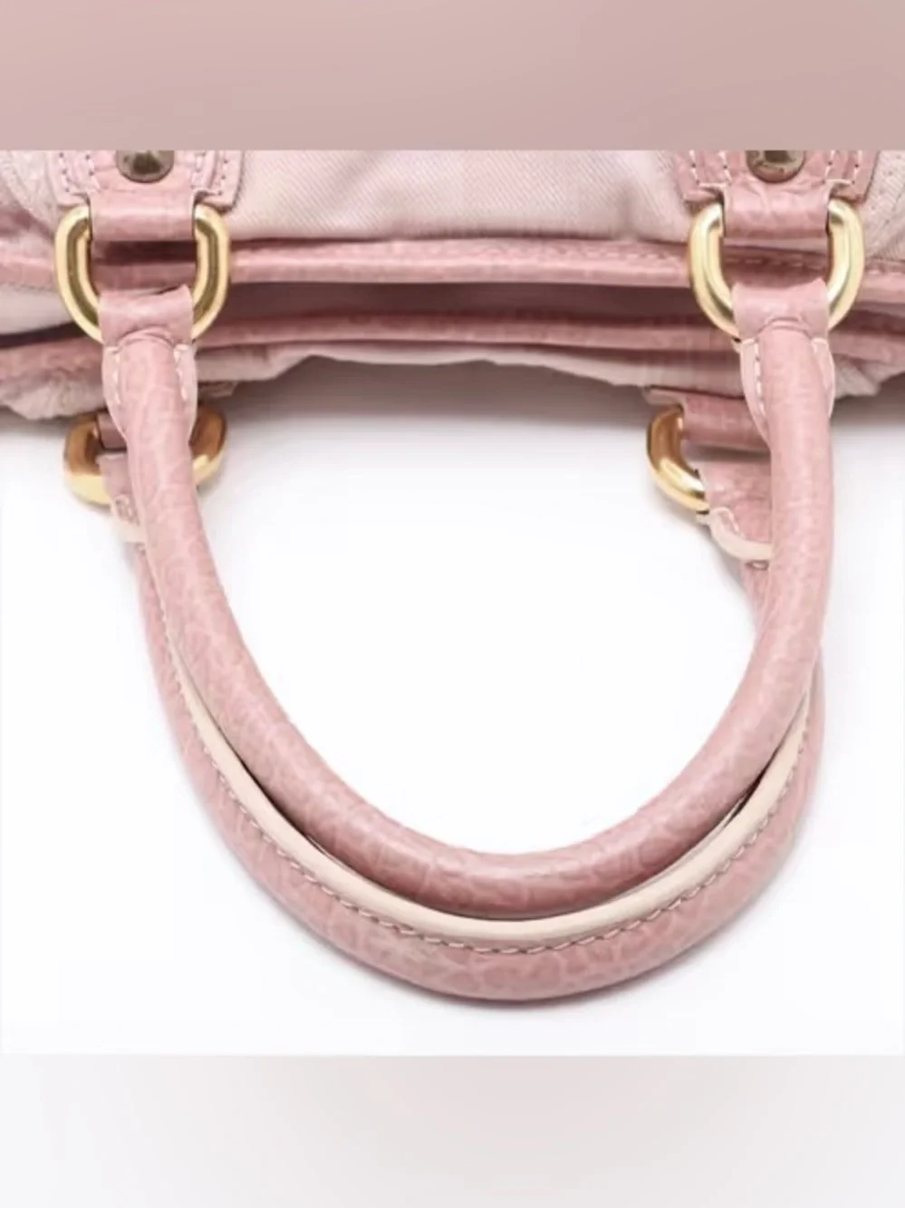 Louis Vuitton Monogram Denim Neo Cabby MM Pink M95836 Limited Edition